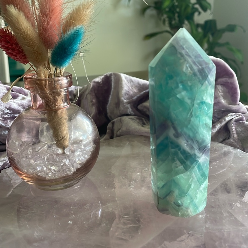 Fluorite Tower Green/Purple 🌈